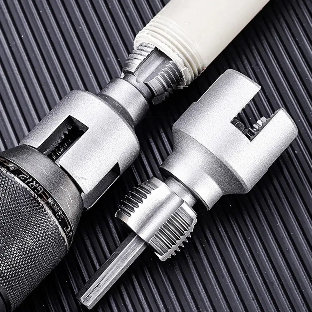 New 4/6 Points Pvc Pipe Threader Kit Internal/External Thread Fast Thread Tap Pipe Threader Pipe Waterpipe Tapping Tool