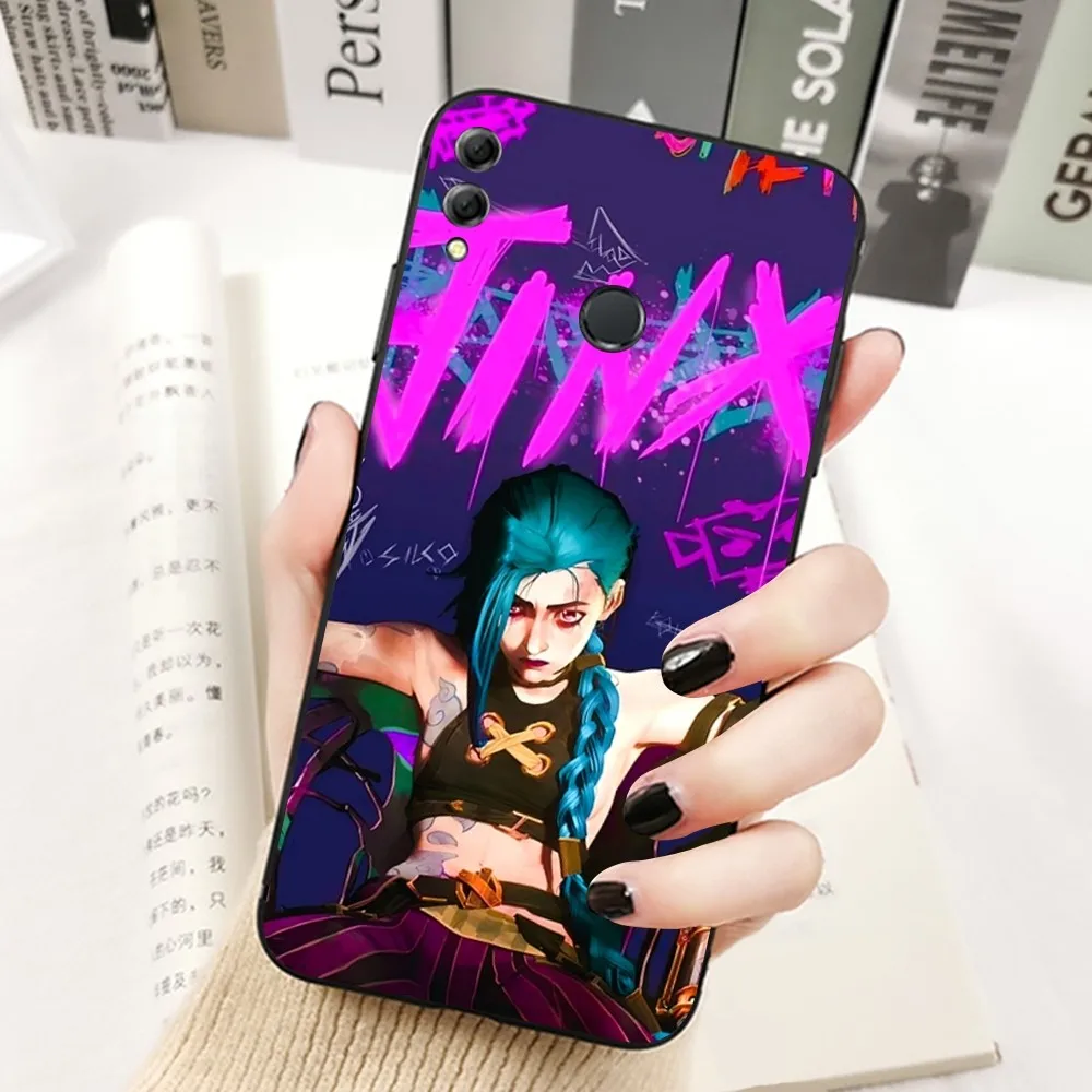 Arcanes Graffiti Jinxs Ekko Phone Case For Huawei Honor 10 Lite 9 20 7A 9X 30 50 60 70 Pro Plus Soft Silicone Cover