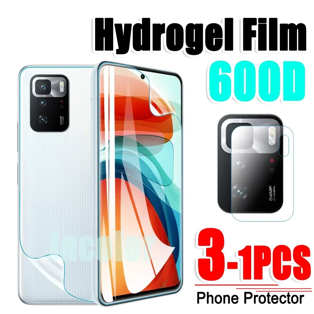 

1-3PCS Full Cover Hydrogel Film For Xiaomi Poco X3 NFC X4 GT Pro 5G Protector Camera Glass Poca X 4 3 4Pro 4GT 3GT 3Pro 3NFC 5 G