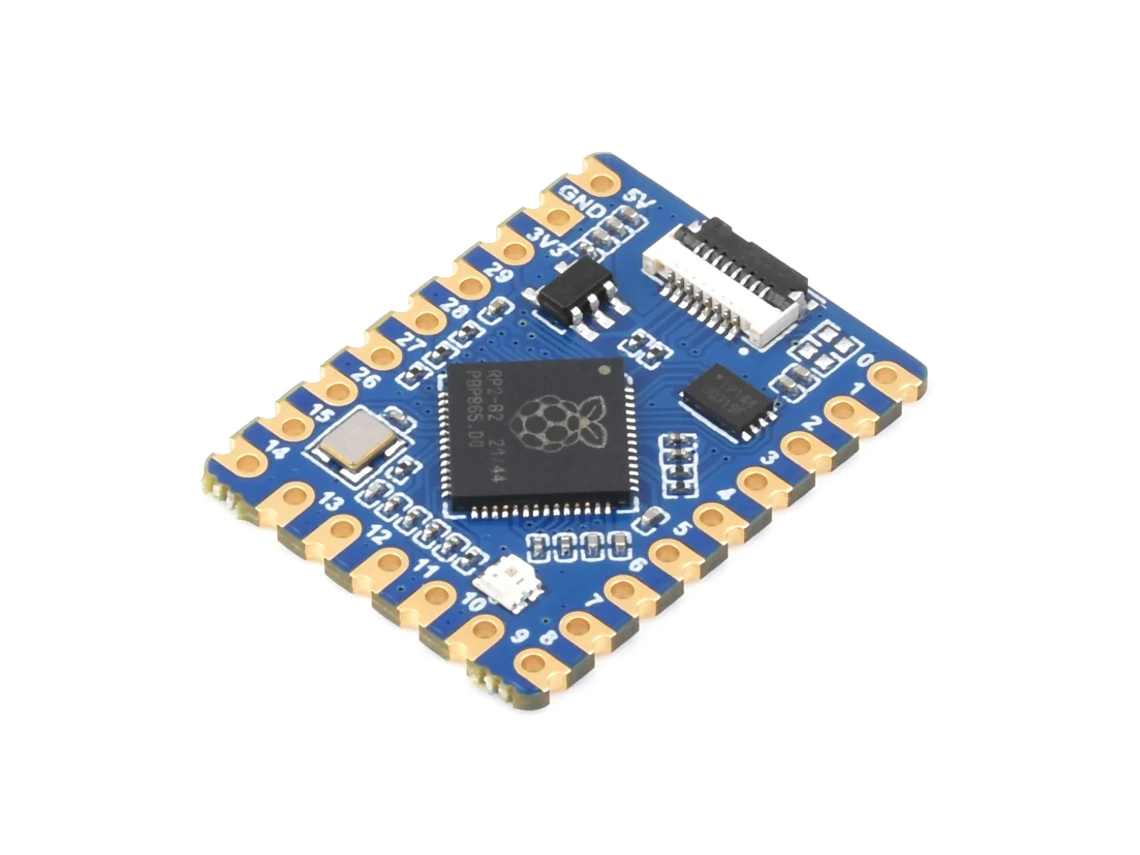 

Waveshare RP2040-Tiny Development Board, Based On Official RP2040 Dual Core Processor, USB Port Adapter Board Optional