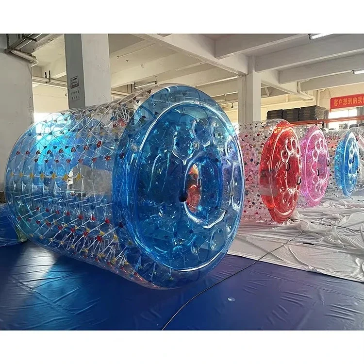 Factory Price Inflatable Water Roller Ball Inflatable Bubble Water Walking Cylinder Roller Zorb Ball for Sales