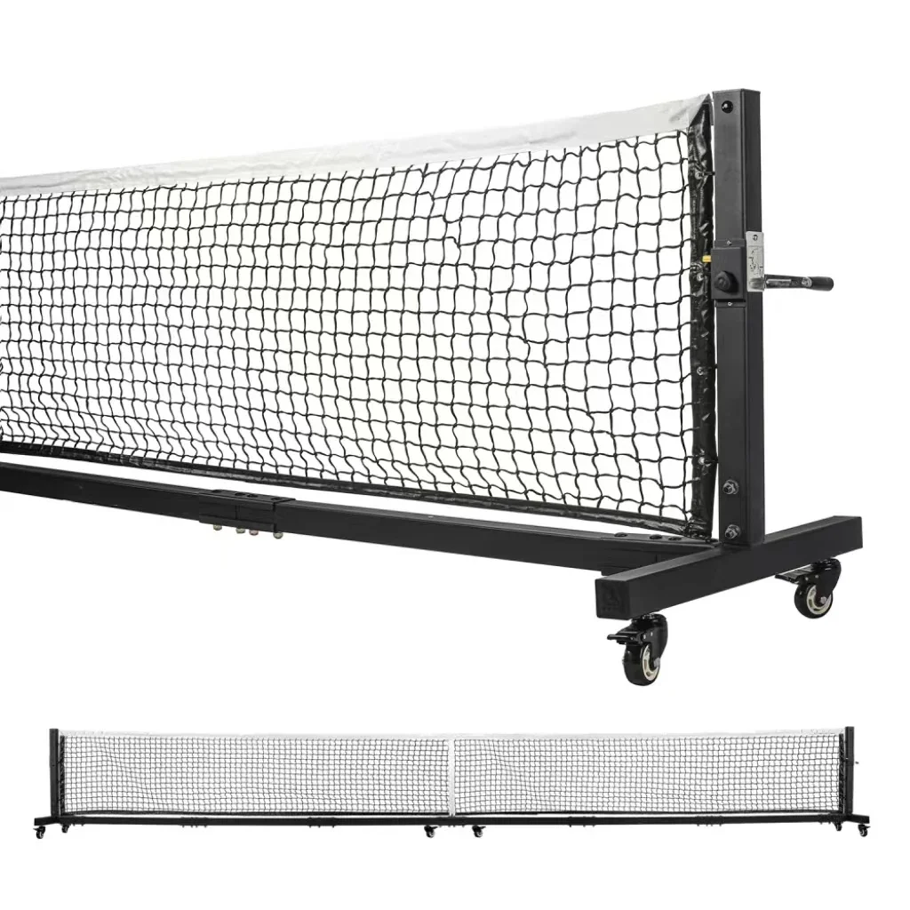 

High Quality Outdoor Pickleball nets movable Professional Pickleball Frame with Net Foldable Pickleball Game Nets