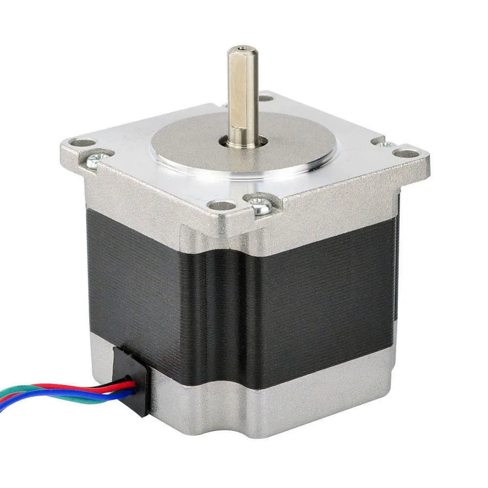 STEPPERONLINE Nema 23 Stepper Motor 0.9deg 1.26Nm 2.8A 57x56mm Nema23 178.4oz.in Motor 4-lead Bipolar for 3D Printer CNC Robot