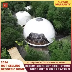 Alloggiamento di lusso vivendo tende per hotel a cupola ecologica 6m-15m Tenda a cupola Glamping in tela rotonda per il tempo libero in PVC