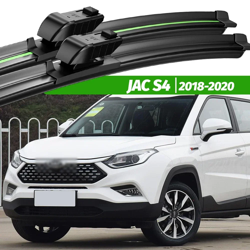 

For JAC S4 2018-2020 2pcs Front Windshield Wiper Blades 2019 Windscreen Window Accessories