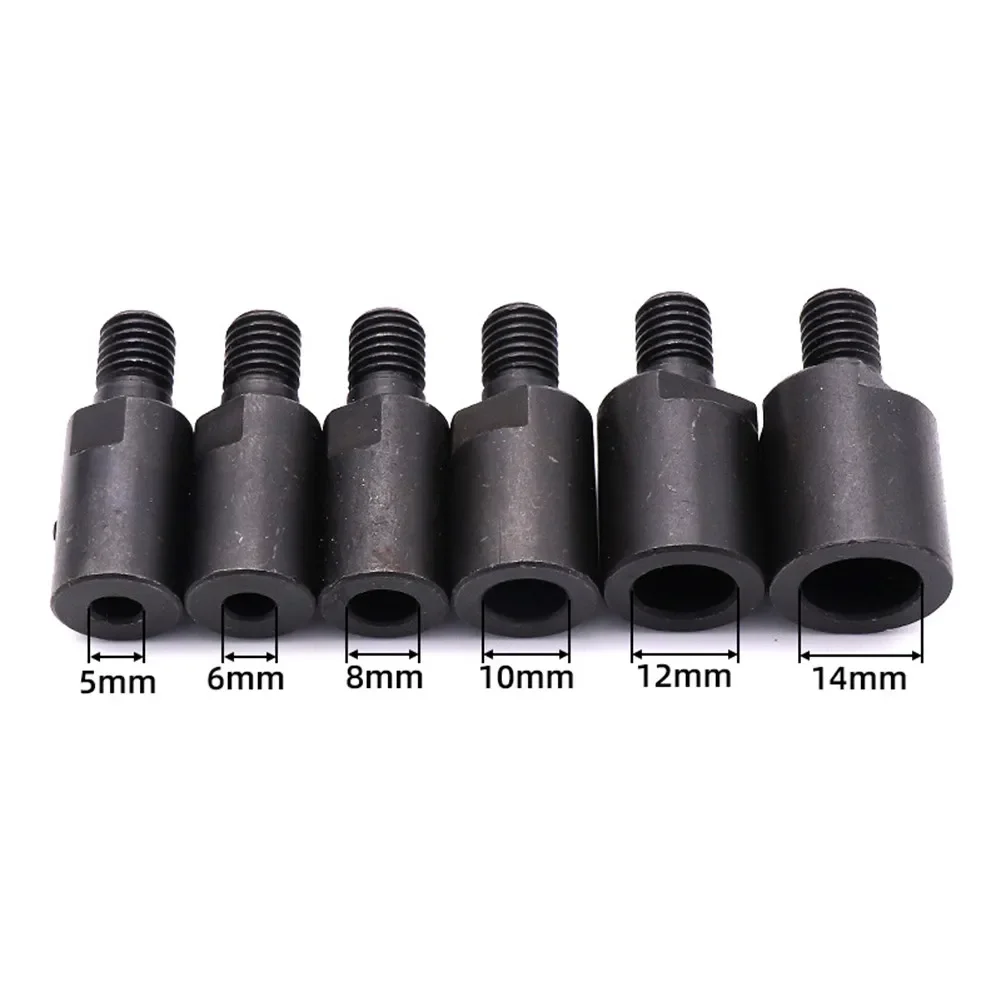 Bucha Viu a Lâmina de Conexão do Eixo Junção Acoplamento Chuck Adaptador Ângulo Ferramenta Moedor 10 12 14 mm M10