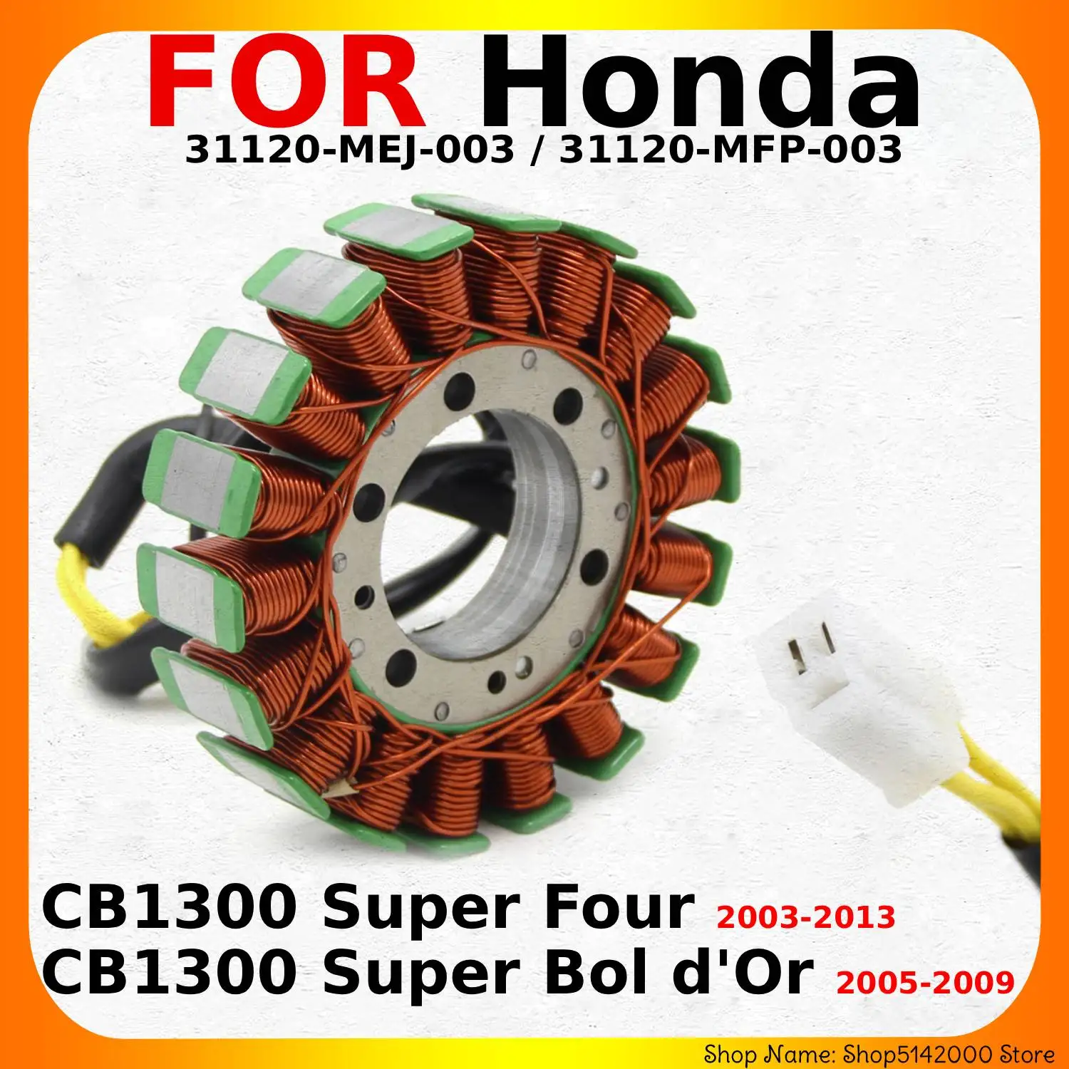 For CB1300 Super Four / CB1300 Super Bol D'Or Motorcycle Accessories Ignition Coil Stator Engine 31120-MEJ-003 / 31120-MFP-003