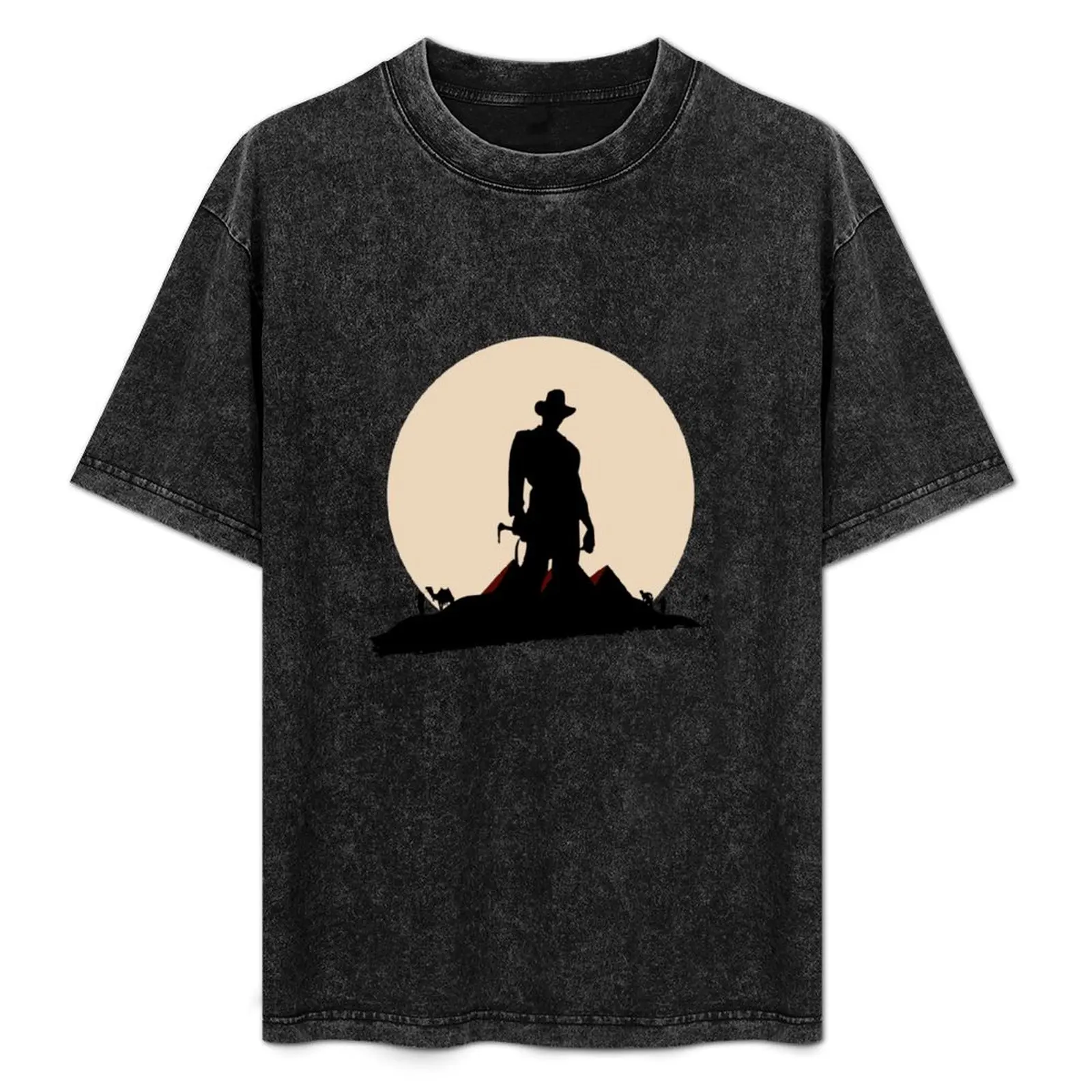 

Sunset by the Desert - Indy - Funny T-Shirt Athletic Quick Dry T-Shirt for Men