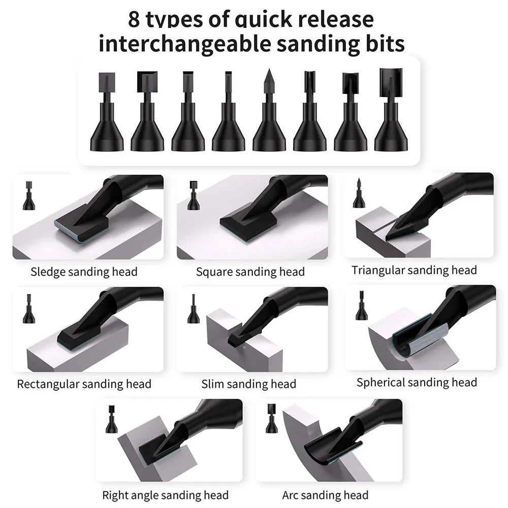 DSPIAE ES-A PRO الترددية مبراة كهربائية نموذج الرملي أداة مجموعة ترقية جديدة كليًا أداء محسن