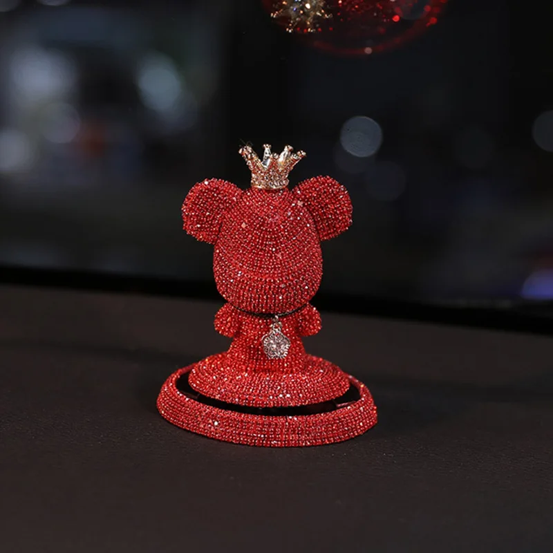 New Charm Gloomy Bear Air Freshener Ornaments Crystal Creative Car Decoration Aromatherapy Accessories