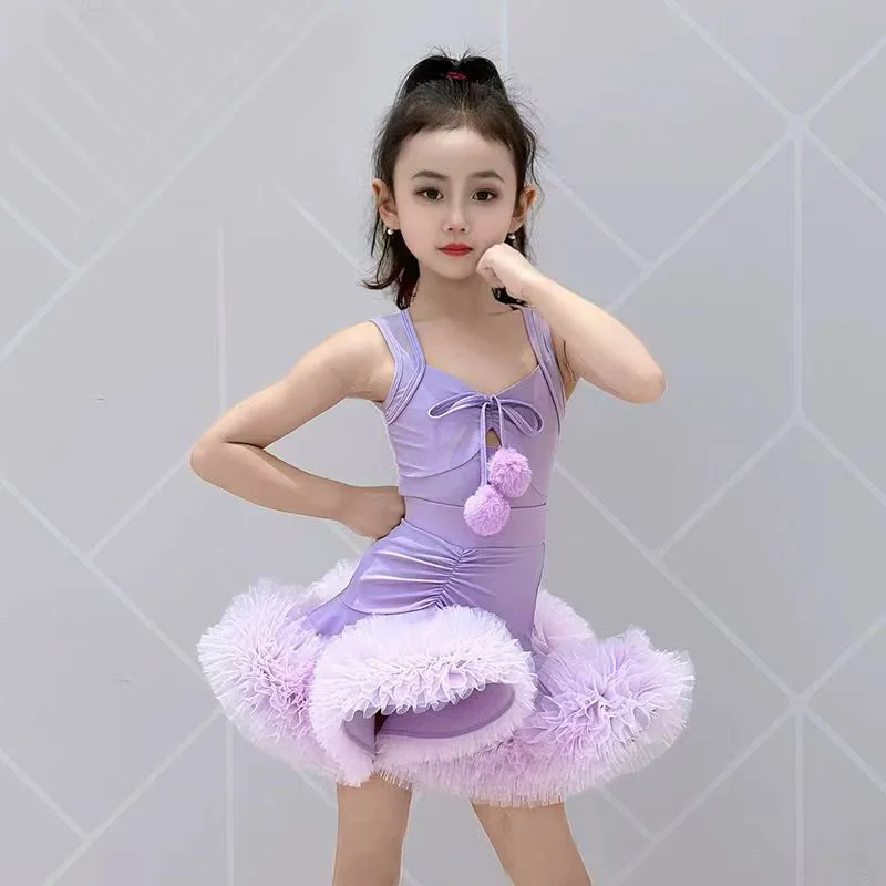 Latin Dans Jurk Meisjes Ballroom Danswedstrijd Jurken Standaard Rumba Samba Tango Danskleding Latin Oefenjurk Kinderen