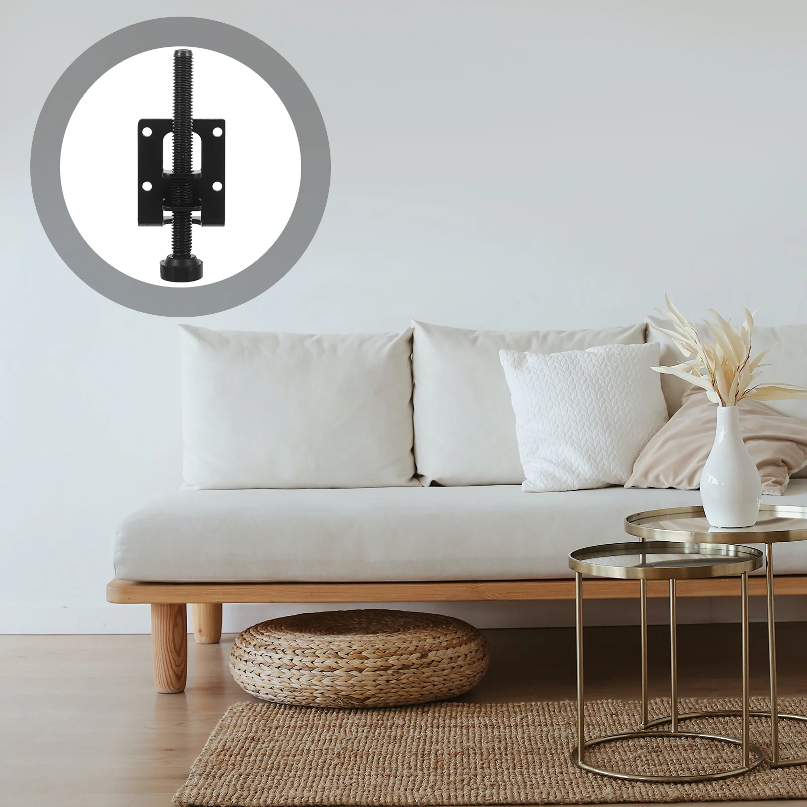 

4Pcs Furniture Leveler Adjustable Screw on Heavy Duty Legs Anti-Wobble Furniture Feet for Tables Cabinets Table Leveling Feet