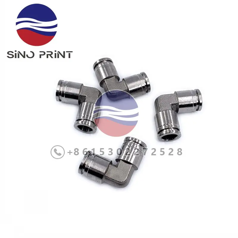 4Pcs 00.580.5319 Push-on Hose Connection 955M-10F For Heidelberg CD102 SM102 Washing Fluid Lines Printing Machinery Parts