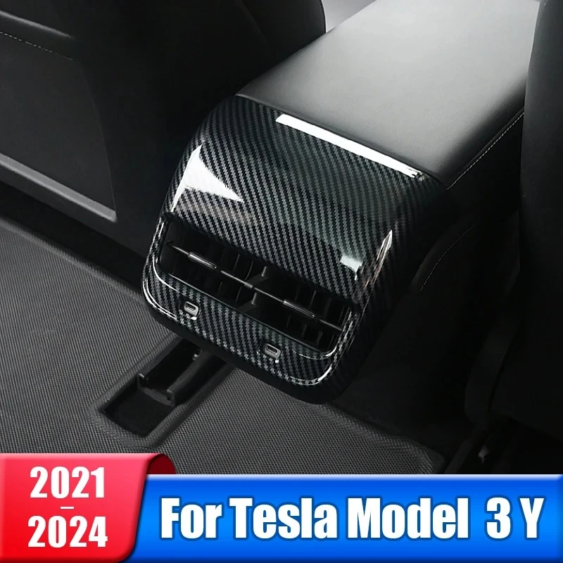 

Для Tesla Model 3 (2016-2023) Модель Y 2020-2024 приборная панель центральной консоли, задняя крышка выхода вентиляционного отверстия, антигрязная наклейка ABSTrim