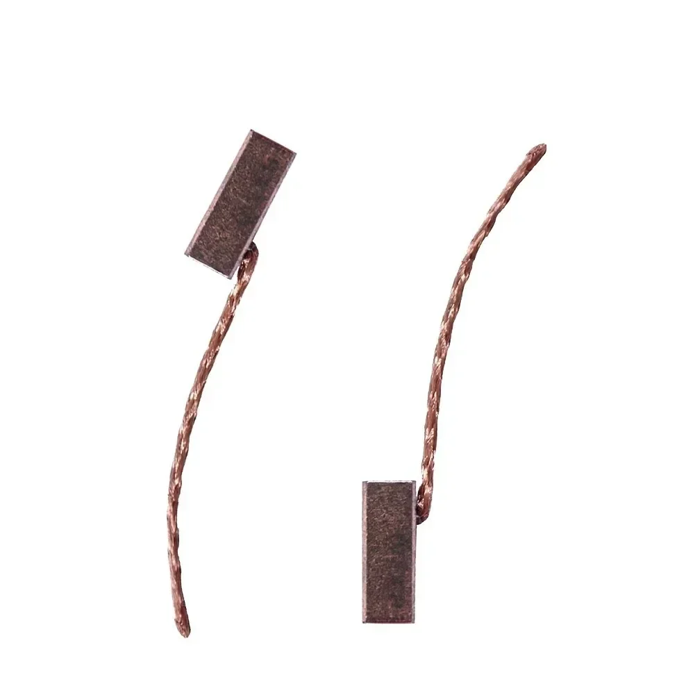8 unids/lote 5x5x10mm cepillos de carbono de Motor de cobre y grafito para amoladora angular Bosch martillo eléctrico herramienta rotativa eléctrica