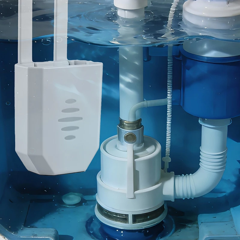 

No More Messy Cleaner! Hanging Tank Tablet Holder, Stops Residue & Saves Money, Easy Snap-On, Protects Your Toilet