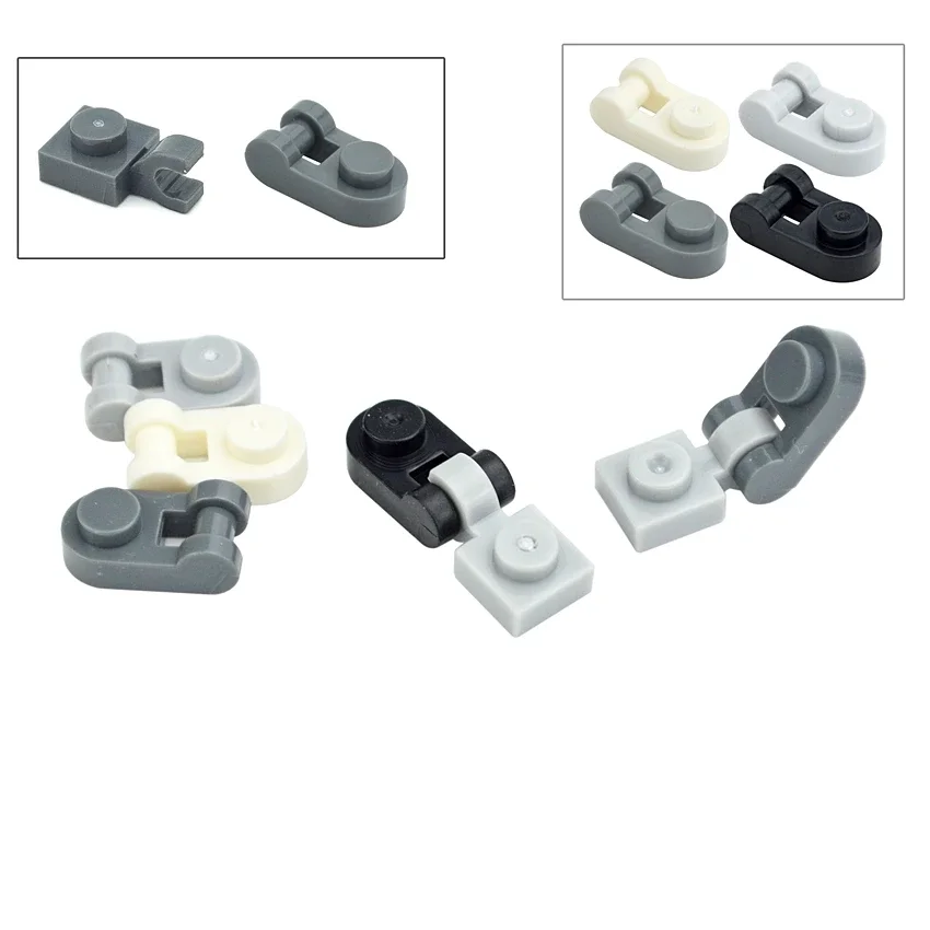 MOC Técnico Blocos de Construção Parte, DIY, U Clip 6019, Bar Handle no Lado, Terminais fechadas, 26047 Tijolos, 1x1, 50Pcs por Lote