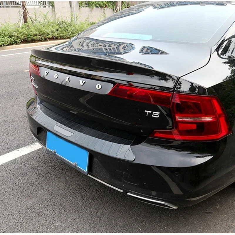For Volvo S90 Spoiler ABS Material Car Rear Wing Primer Color Rear Spoiler For Volvo S90 S90l S90L Spoiler 2017-2019