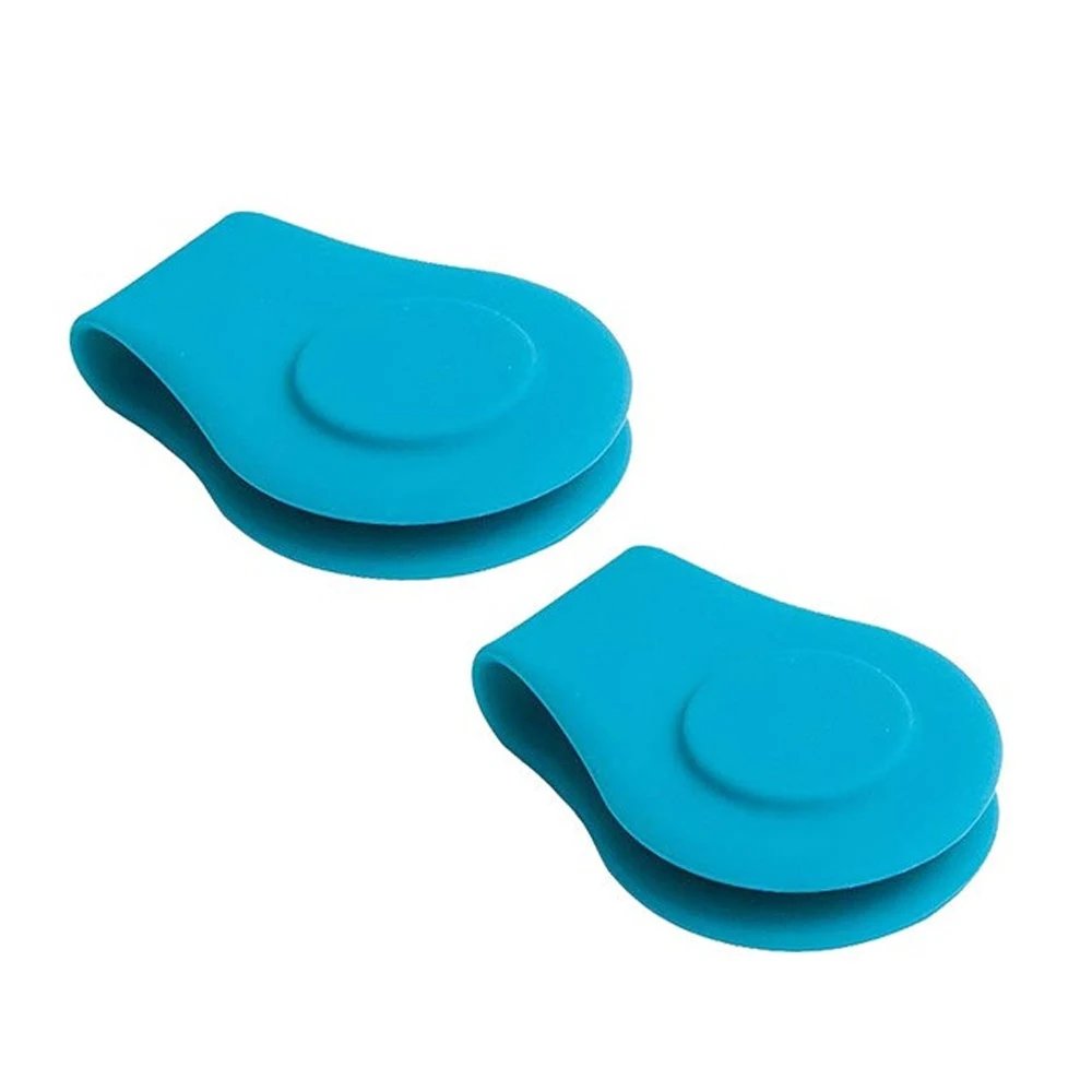 Removable For Ball Marker For Golfer Magnetic Silicone Golf Cap Clip Golf Hat Clip Ball Marker Holder Golf Ball Marker