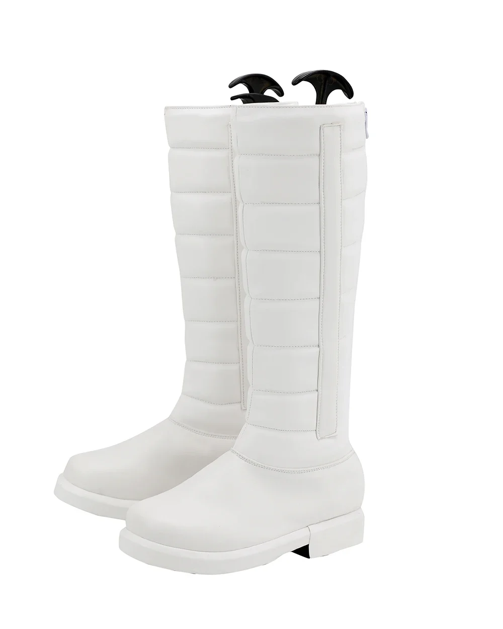 Bottes de Cosplay Ben Solo en Cuir Blanc, Chaussures Sur Mesure, Toutes Tailles, pour Adultes et Enfants