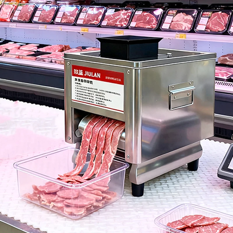 

[Best-selling] Commercial Meat Cutter Kitchen Electric Meat Mincer Slicer Dicer Shredder Automatic Meat Grinder Fish Vegetable C