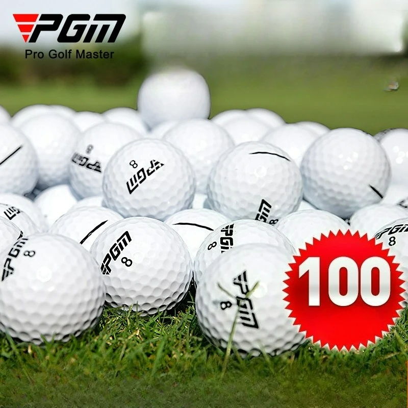 PGM Golf Practice Range Special Double Layered Balls Strap Aiming Line High Rebound Long Distance Low Inverted Spin 100pcs Q031