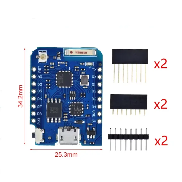 mini D1 PRO NodeMcu Lua wifi development board module based on ESP8266 CP2104  CH9102