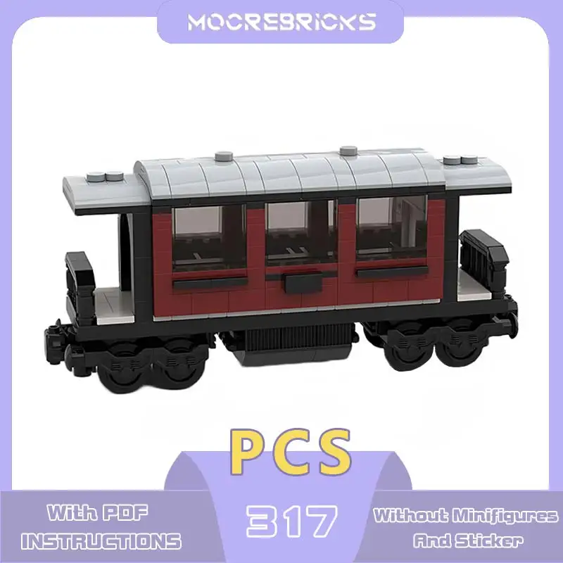 

Classic Toy Old Style Train Wagon Model Passenger Transportation Tool Building Blocks Small Particle Bricks Kids Puzzle Gift