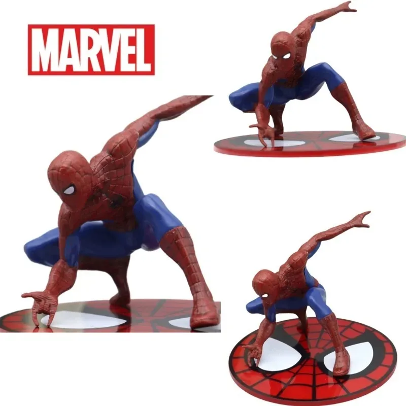 Cartoon Wonder Komische Ijzeren Man De Hulk Spider-Man Solide Handgemaakt Kantoormodel Standbeeld Desktop Auto Ornament Speelgoed Verjaardagscadeau