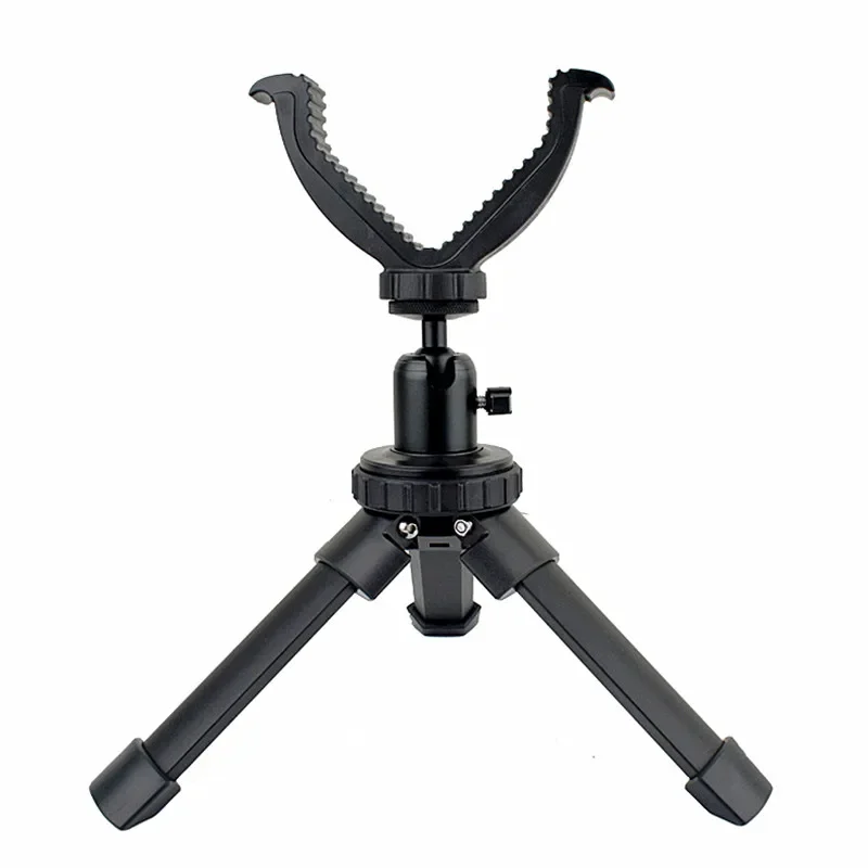 

Portable Shooting Tripod Lightweight Aluminum Height Adjustment Shooting Stick with V Yoke Holder Hunting Outdoor Tripod Bench