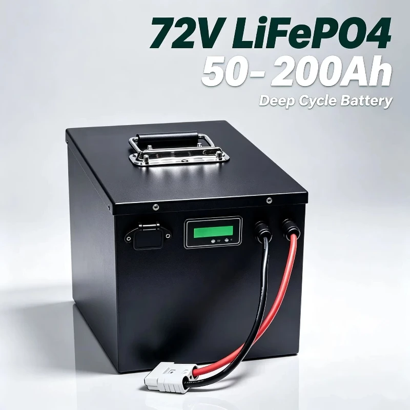 LifePo4 Lithium Battery 72V Various Capacities 50Ah to 150Ah for Golf Cart And Electric Vehicle High Performance Long Life