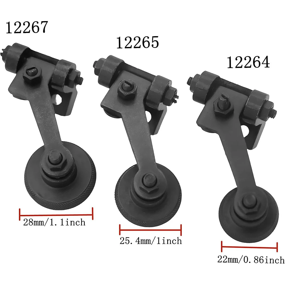 3 PCS/Set Leather Roller Foot (3 Sizes) #12264+12265+12267 For Sewing Machine JUKI Singer Brother Sewing Machine Accessories