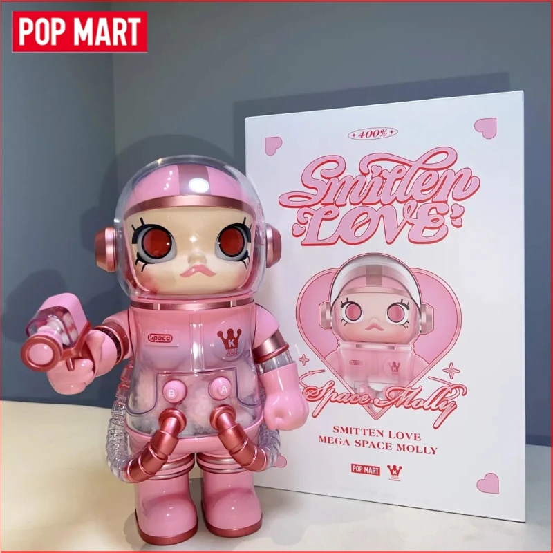 POP MART MEGA SPACE MOLLY 400% Heart Language Heart Happy Heart