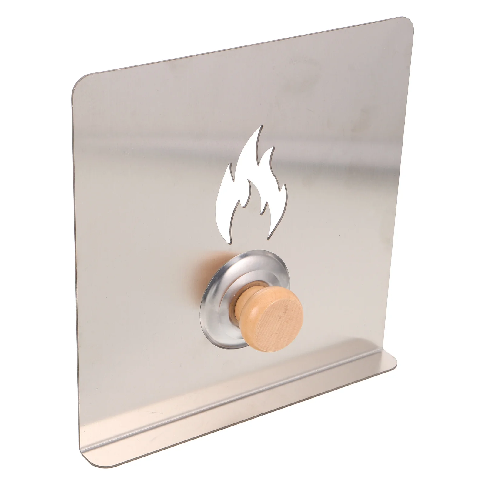 

Stainless Steel Stove Wind Shield 7.86X7.66'' For Wood Burning Stove Baffle Plate Fire Pit Camping Burner Indoor Outdoor