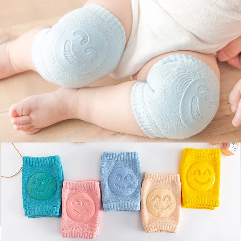 1/5 Pair Baby Knee Pads Non-slip Crawling Cushion Toddler Knee Protector Leg Warmers Infant Accessory Girls Boys Safety Kneepad