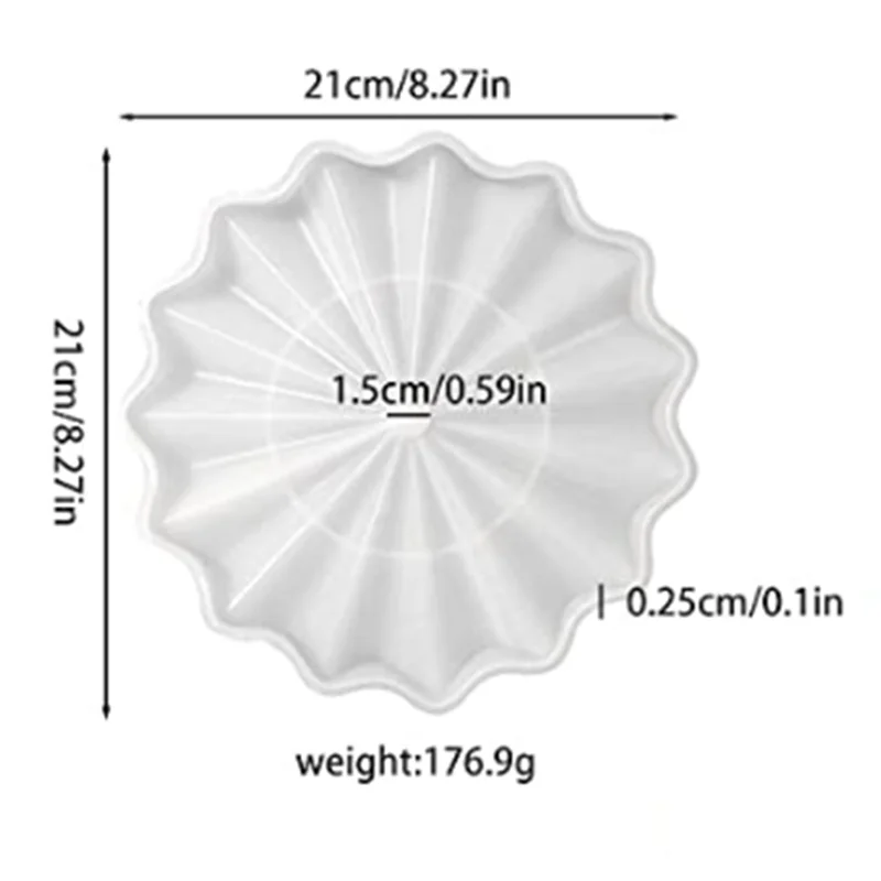 

Поднос для ювелирных изделий, ваза для фруктов, украшение дома, силиконовая форма для подноса, полая чаша, каменная силиконовая форма