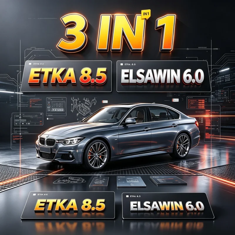 Auto Repair Software for Audi VW Group Vehicles Electronic Parts Catalog Free Install Etka 8.6+8.5+ ELSAWIN 6.0 by Sho