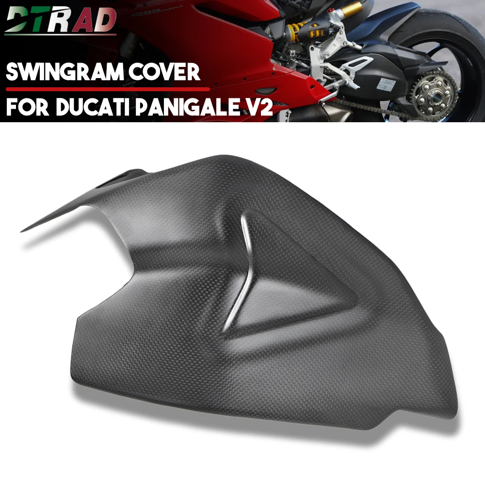 

New For DUCATI Panigale V2 1199 1299 Carbon Fiber Rear Swing Arm Cover Swingarm Protections Motorcycle Accessories Plain Matte