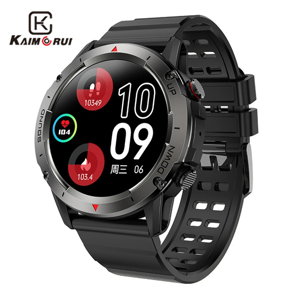 

2023 NEW Smart Watch Men Bluetooth Calling Heart Rate Blood Pressure Detection Waterproof 400mAh Smartwatch Men For Android IOS