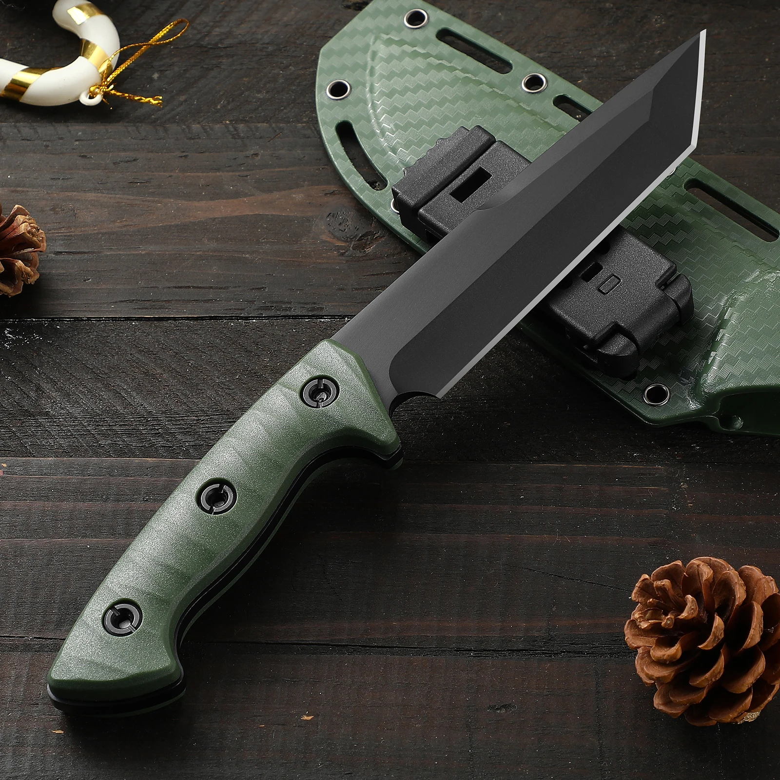 Hunting Knives Outdoors Knife Military Tactical Tanto Fixed Blades EDC Outdoor Camping Bushcraft Knife Hand Tools