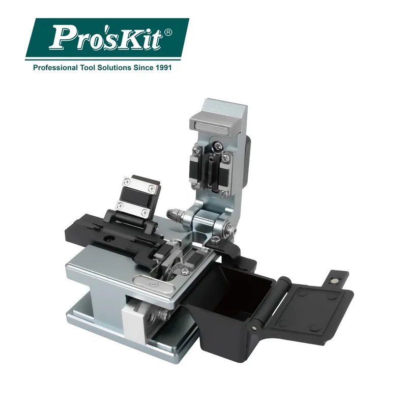 

ProsKit Optical Fiber Cleaver with 24 Cleaving, 4 in 1 Fixture Optical Fiber Cutter