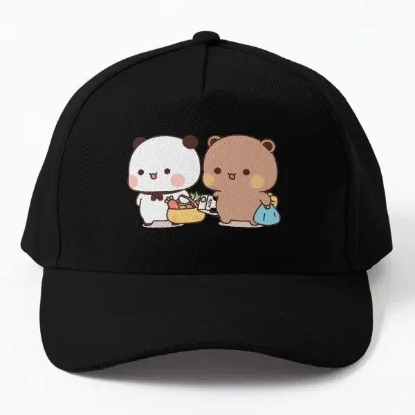 

Милая бейсболка Bubu And Dudu Go To Grocery Togethe, черная бейсболка Czapka Casquette в стиле хип-хоп, уличная летняя весенняя кепка с принтом для мальчиков