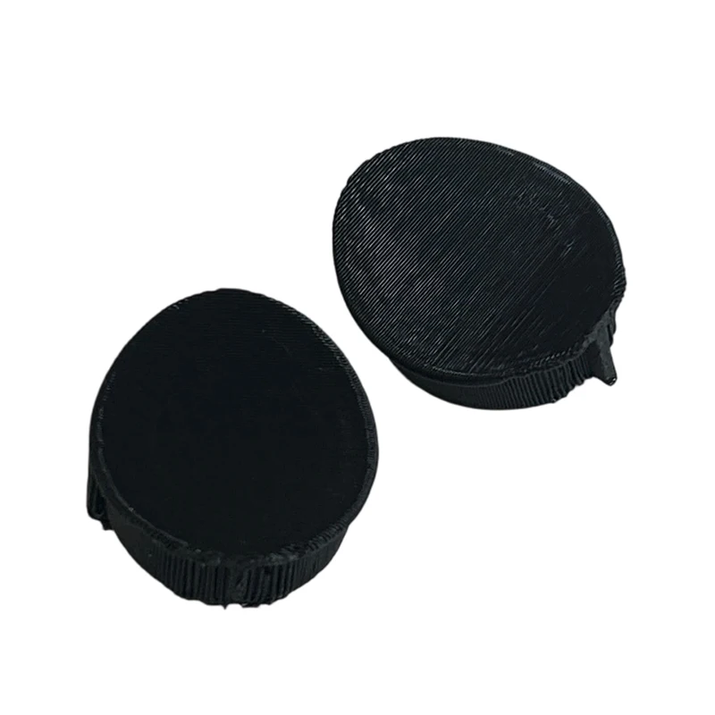 Exquisite Durable Black Oval Door Handle Screw Cap Direct Match Decorative Replacement Parts for BMW Z4 2 Pieces