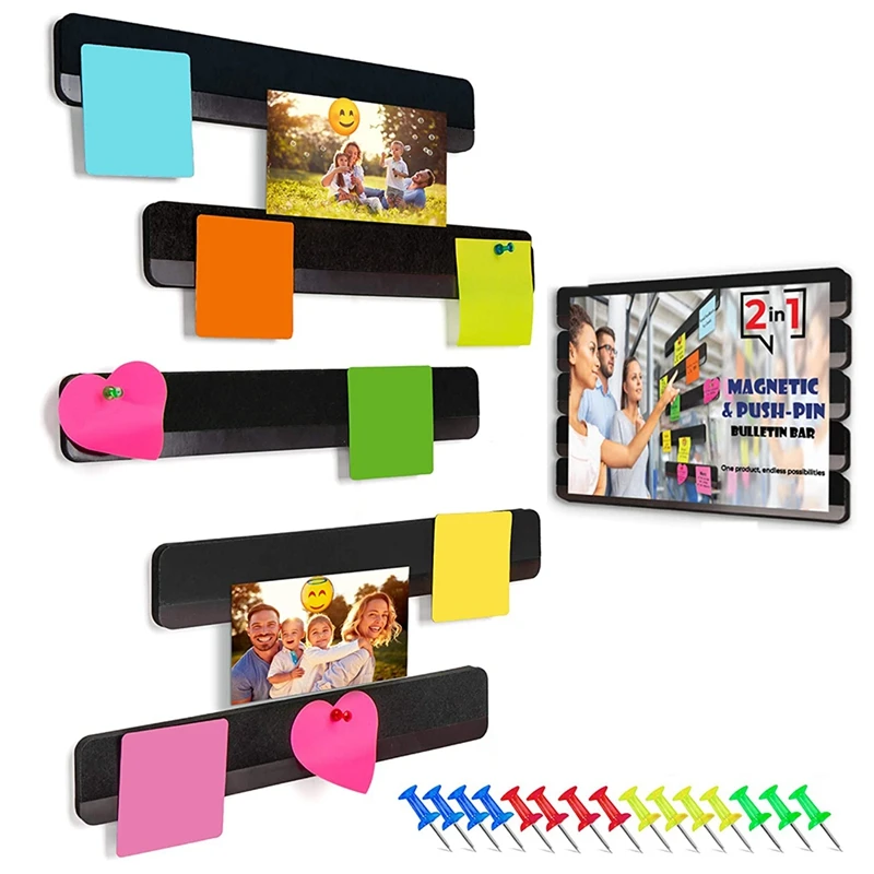 壁装飾用磁気メモボード、フェルトボード、メッセージボード、家庭、教室、オフィス、5個