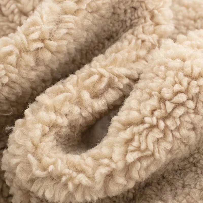 Gekerfde kraag namaakbontjas dubbele rij knopen zwarte lange harige jassen pluizig warm dik imitatie lamspluche jas luxe elegant 2025