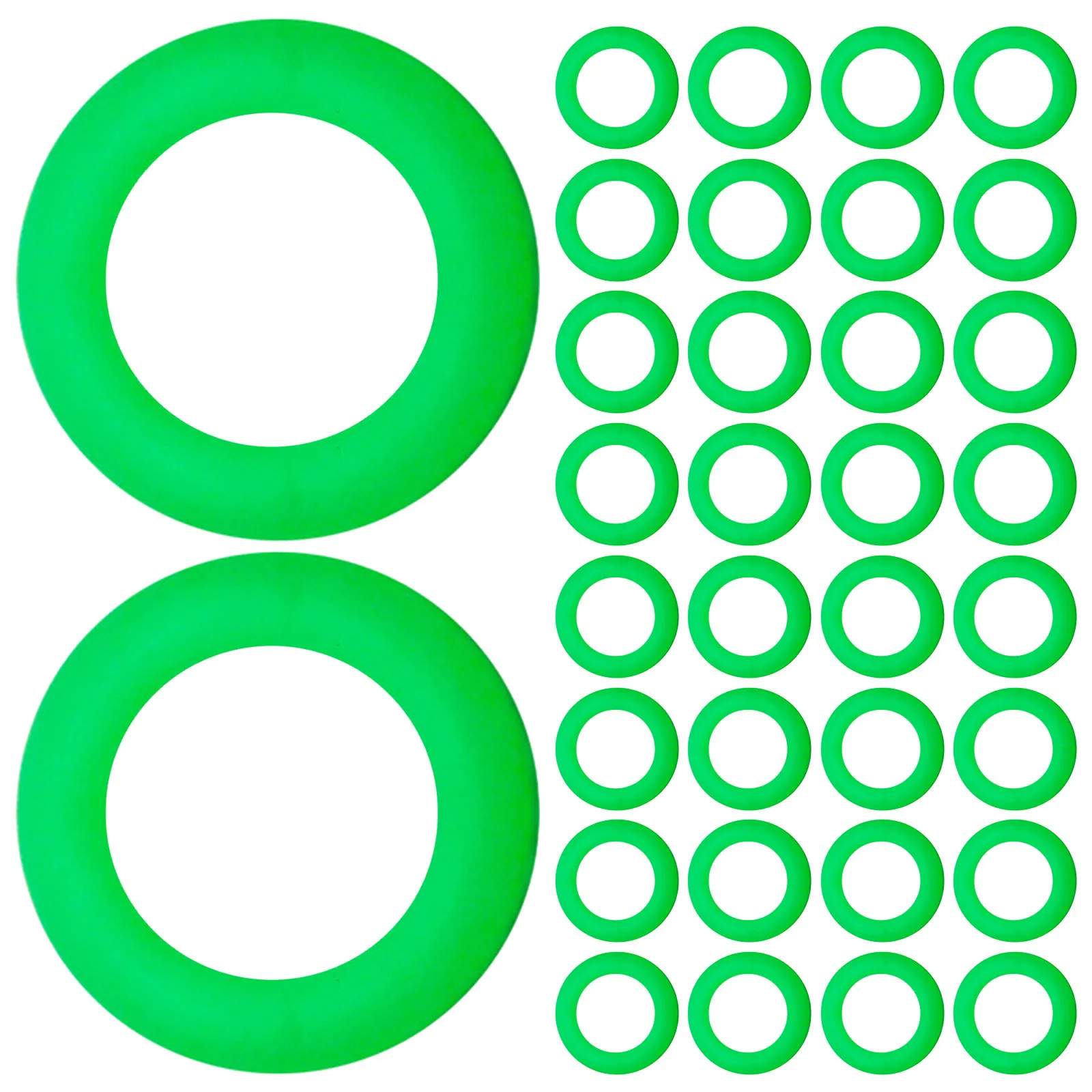 

50Pcs Glow-in-The-Dark Tent Nail Rings Fluorescent Stake Markers for Camping Outdoor Safety Accessories Camping Tent Rings