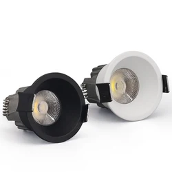 4/10PCS Dimmable Led Downlight 3W 5W Recessed Ceiling Lamp Spotlight Aluminum Led COB Light  AC110V 220V Home Office Store