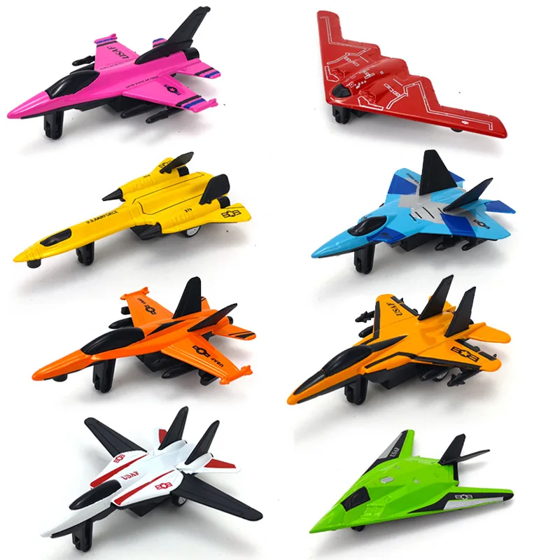 

Children's Pull Back Car Toys Educational Toy Alloy Combat Aircraft Aviation Military Model Inertia Toys Kids Boys Gifts