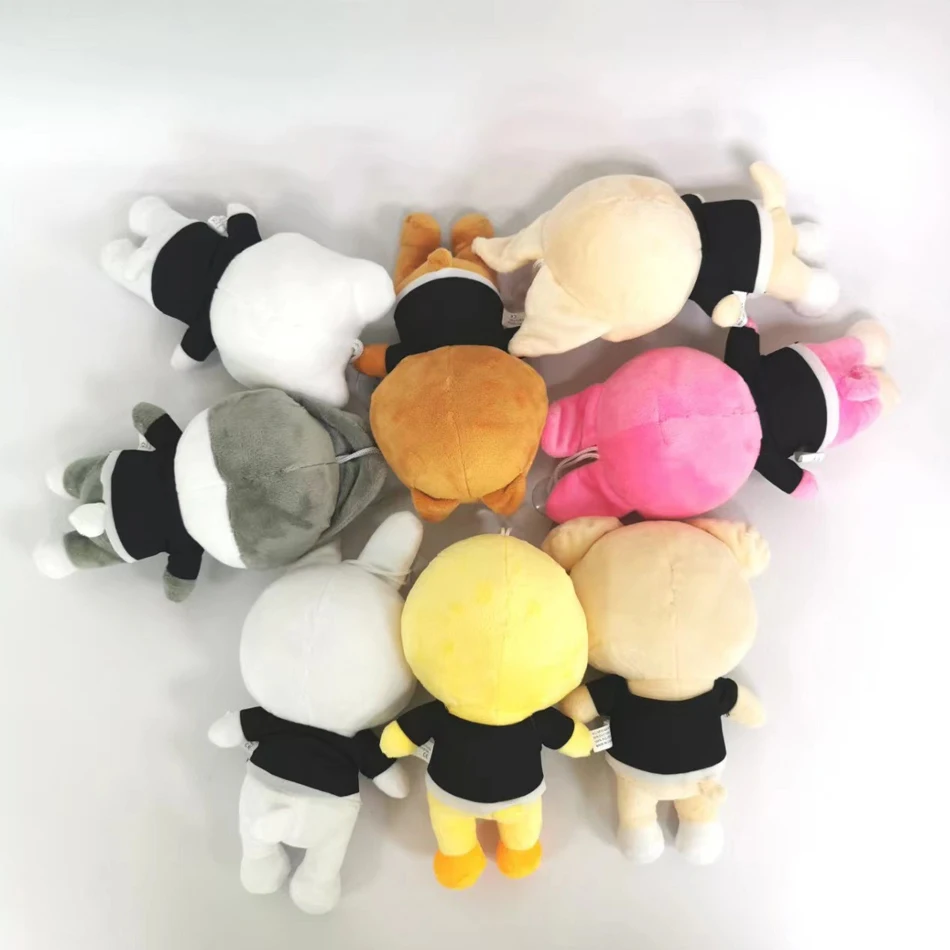 Wandernde Kinder-Plüschtiere, Kawaii Stray Plüsch-Cartoon-Stofftier-Plüschpuppe, süßer Begleiter zur Dekoration, Geschenk für Erwachsene und Fans – Detail 4
