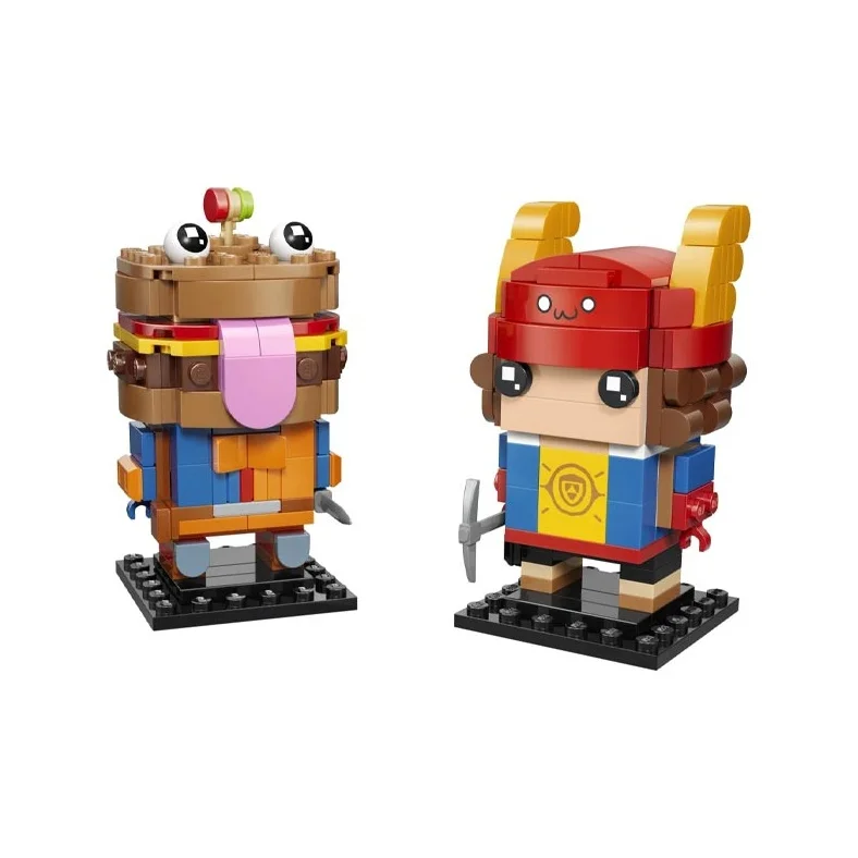 LEGO Brickheadz Beef Boss And Sky Doll Fortnite Plastic Building Blocks 288pcs 40910 ABS 40910-ABS
